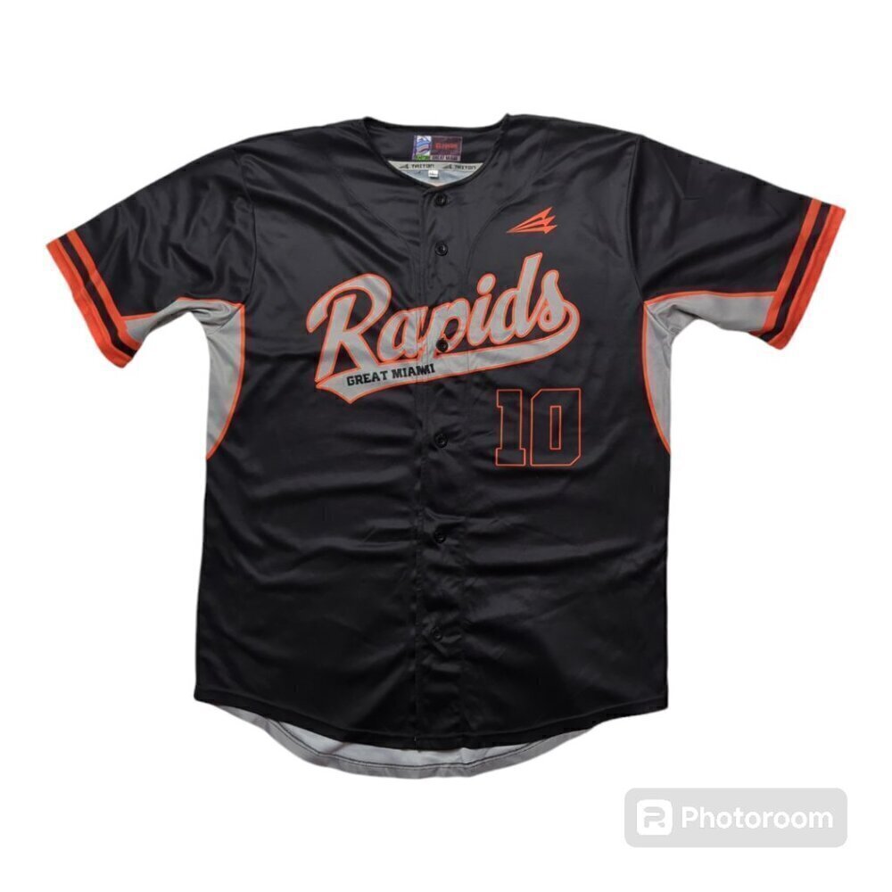 Rapids Triton Great Miami Jersey Size L Black Gray Color